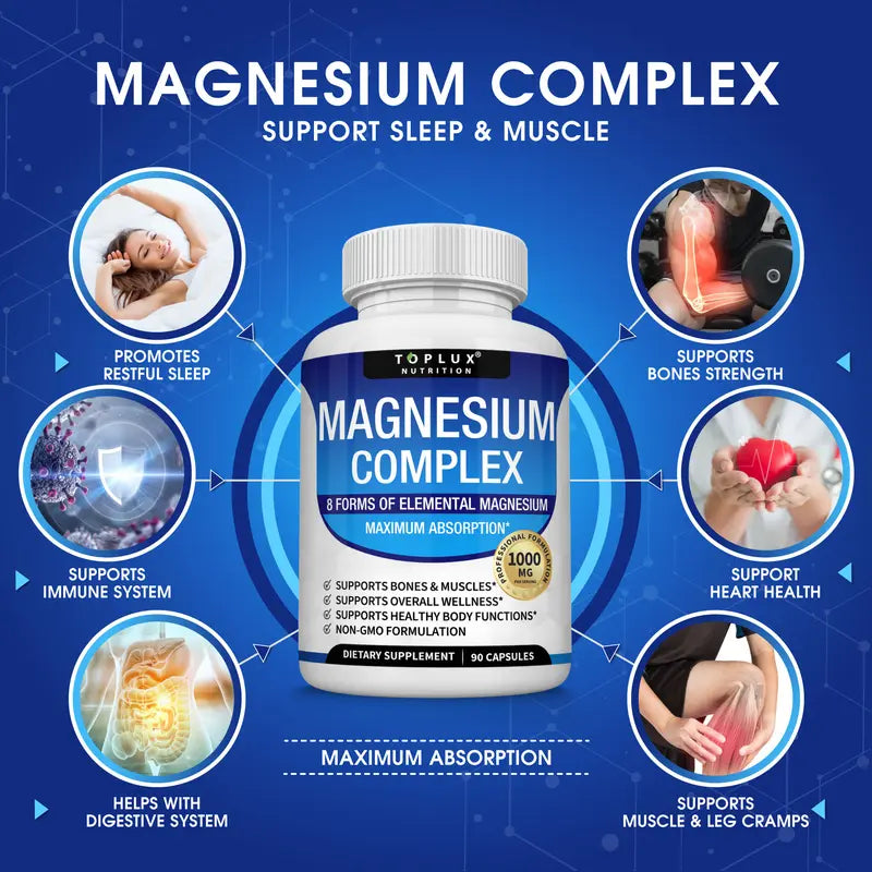 Toplux Magnesium Complex 8 Essential Forms - Image 2
