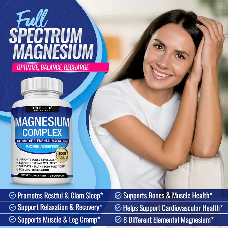 Unlock Your Vitality with Comprehensive Magnesium Support!